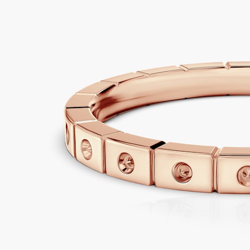 Pierścionek SAVICKI: różowe złoto